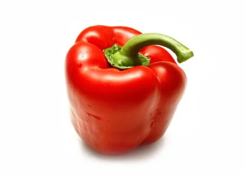 Red sweet pepper Stock Photos