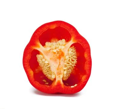 Red sweet pepper Stock Photos