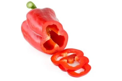 	Red sweet pepper Stock Photos