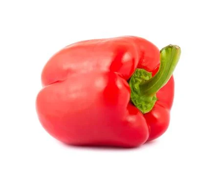 Red sweet pepper Foto stock