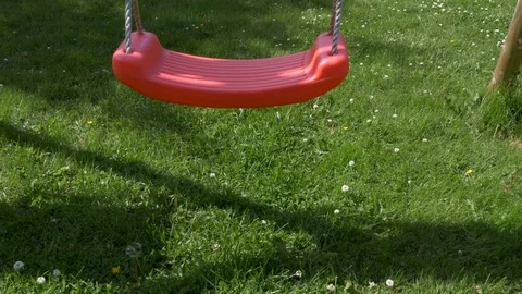 Red swing Stock Footage
