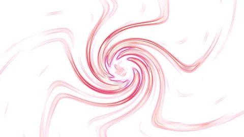 Red Swirl on a White Background 库存影片 131332879