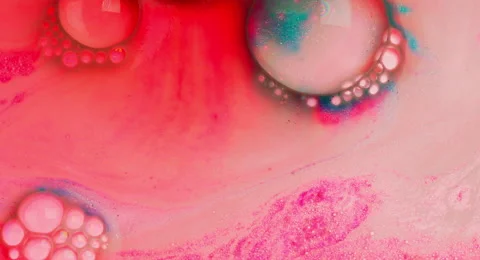 Red Swirling Bubbles Stock Footage 57471294