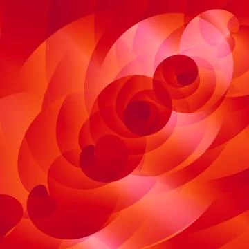 Red Swirls Pattern Stock Illustration