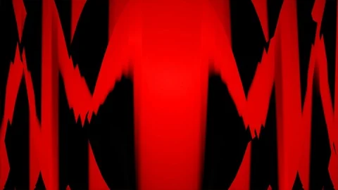 Red symmetric VJ loop Stock Footage 88985974