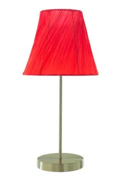 Red Table Lamp Stock Photos