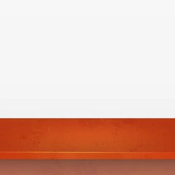 Red table top on white background, promotional web template - Vector 스톡 일러스트