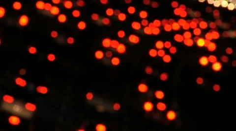 Red Tail Lights Stock Footage 1216795