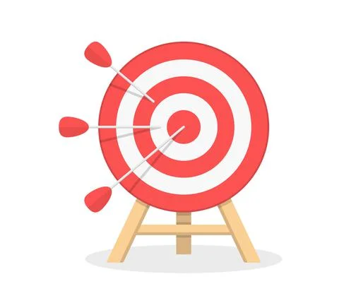 Red Target Stock Illustration