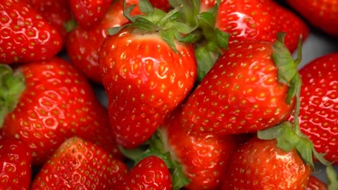Red tasty  strawberry Stock Footage 156797736