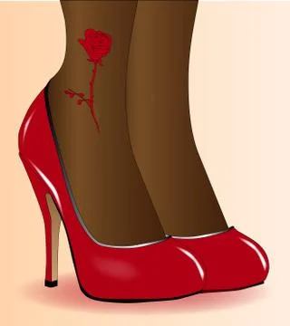 Red Tattoo Stock Illustration