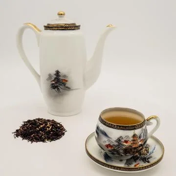 Red Tea Darjeeling Stock Photos