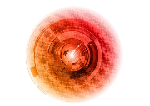 Red tech Illustrazione stock