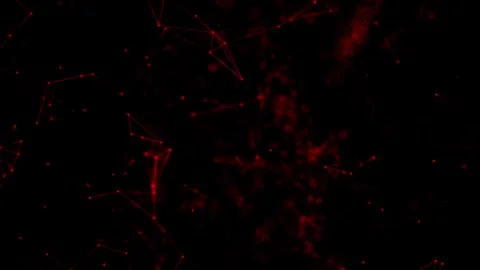 Red Tech Plexus Stock Footage 313813653