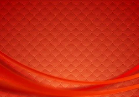 Red tech wavy background Red tech wavy background. Vector illustration Cop... Stock Photos