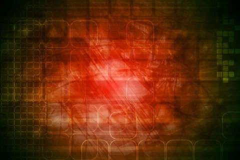 Red technical background Stock Illustration