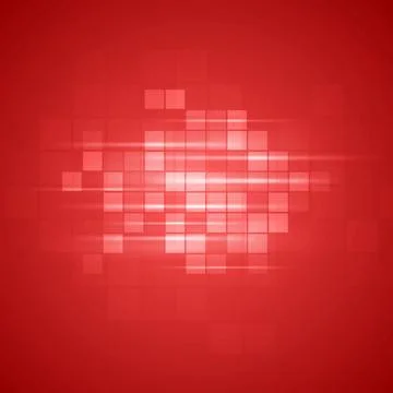 Red technical squares background Red technical squares background. Vector ... Foto stock