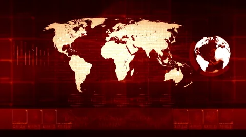 Red technology background LOOP Video stock 45410099