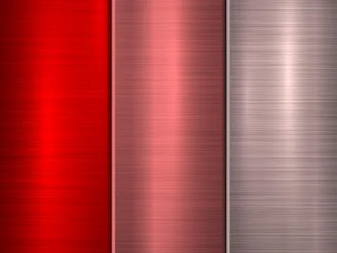 Red Technology Metal Background Stock Illustration