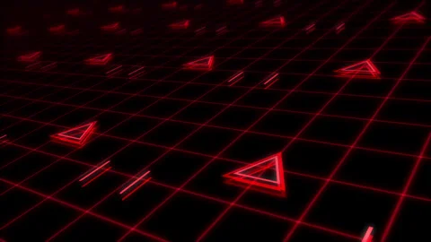 Red techonogy background Video stock 150465763