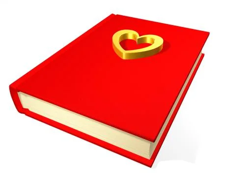 Red teen diary Stock Illustration