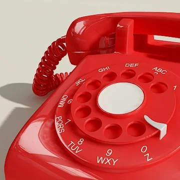 3D Model: Red Telephone ~ Buy Now #91487269 | Pond5