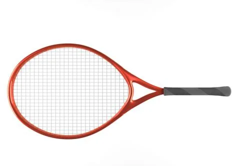 Red tennis racket イラスト素材