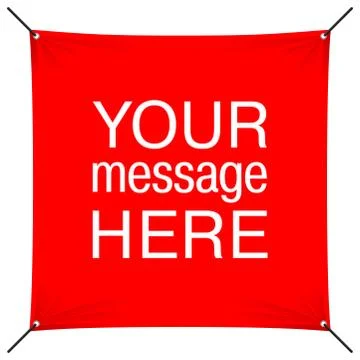 Red textile banner Stock-Illustration