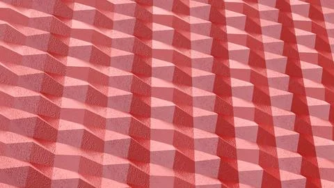 The Red Texture  for Abstract Background 3d Rendering. Stock Illustration
