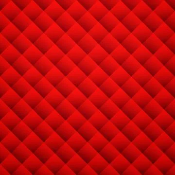 Red texture background. Leather seamless pattern. Vector Illustrazione stock