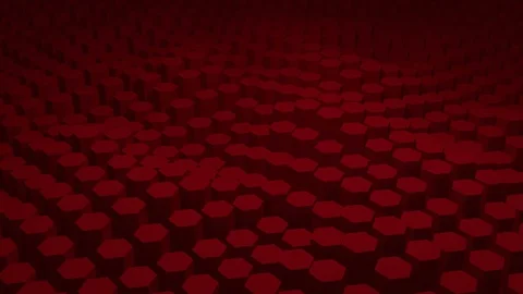 Red texture pattern consisting of hexagons Stock Footage 115419429