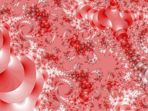 Red textured abstract structure 3D rendering for printing and textile design, Stock Illustration