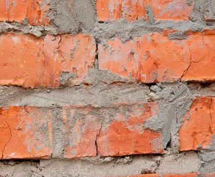 Red textured brick Stock Photos