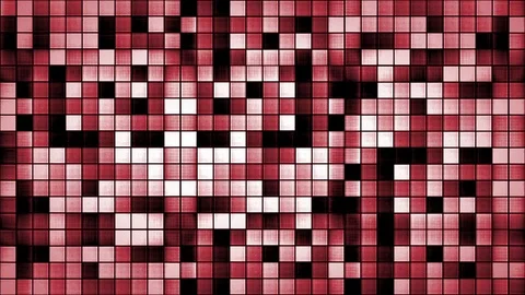 Red Textured Mosaic Background Loop 스톡 동영상 111365862