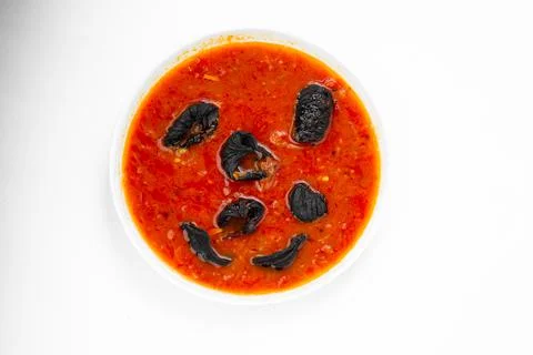 Red thick gravy Stock Photos