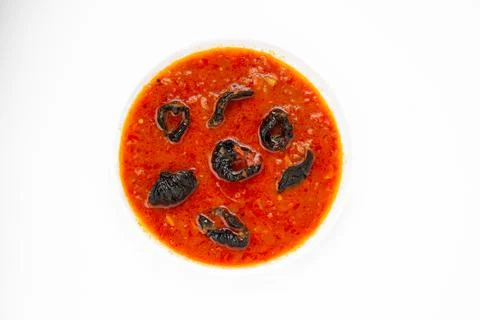 Red thick gravy Stock Photos