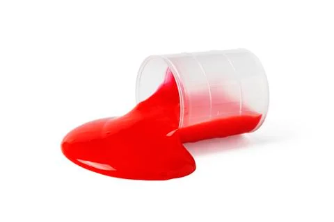 Red thick liquid Stock Photos