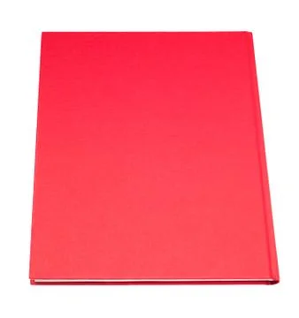 Red thin book Stock Photos