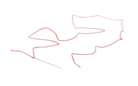 The red thread Stock Photos