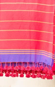 Red throws Stock Photos