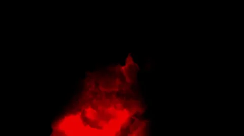 Red Thunder on Black Background Video Stock Footage 265790831