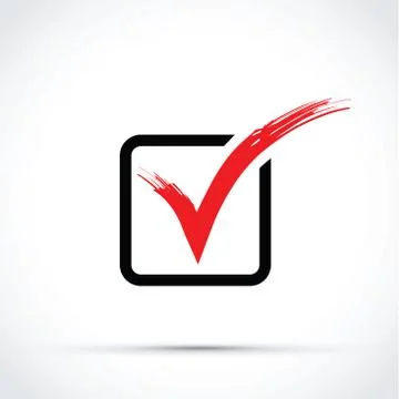 Red tick Stock Illustration