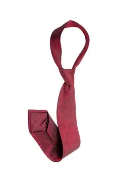 Red tie Foto stock