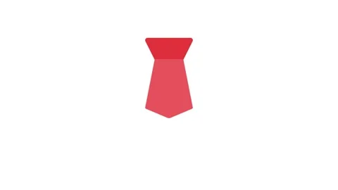 A red tie set against a black backdrop, showcasing its vivid hue and elegan.. Stock Footage 333572132