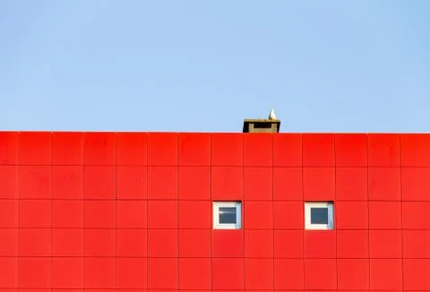 Red Tiled Building Stock Photos