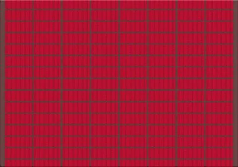 Red Tiled Grid Pattern Background With Textured Fabric Squares And Dark Div.. イラスト素材
