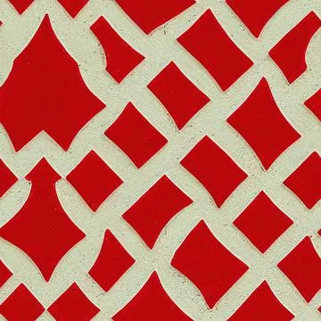 Red tiles seamless pattern (1) Stock Illustration