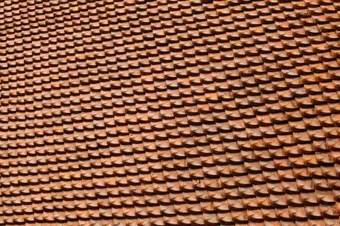 Red tiling, texture Stock Photos