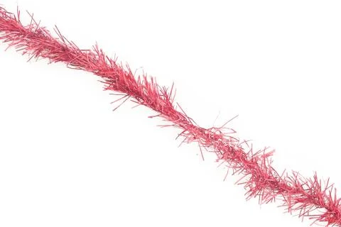 Red tinsel line Stock Photos