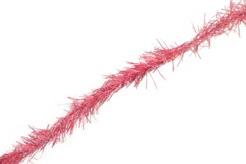Red tinsel line Stock Photos